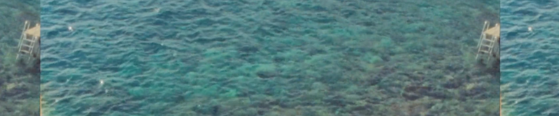 Clear turquoise sea water