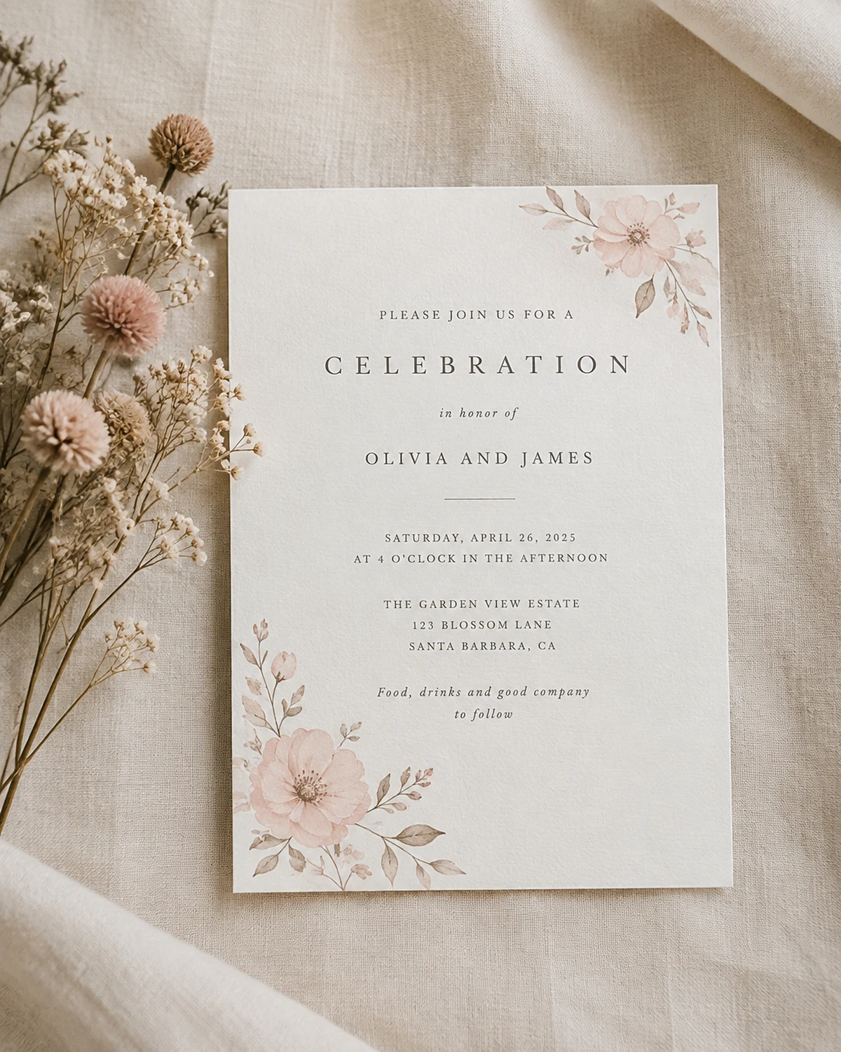 A4 Event Invitation