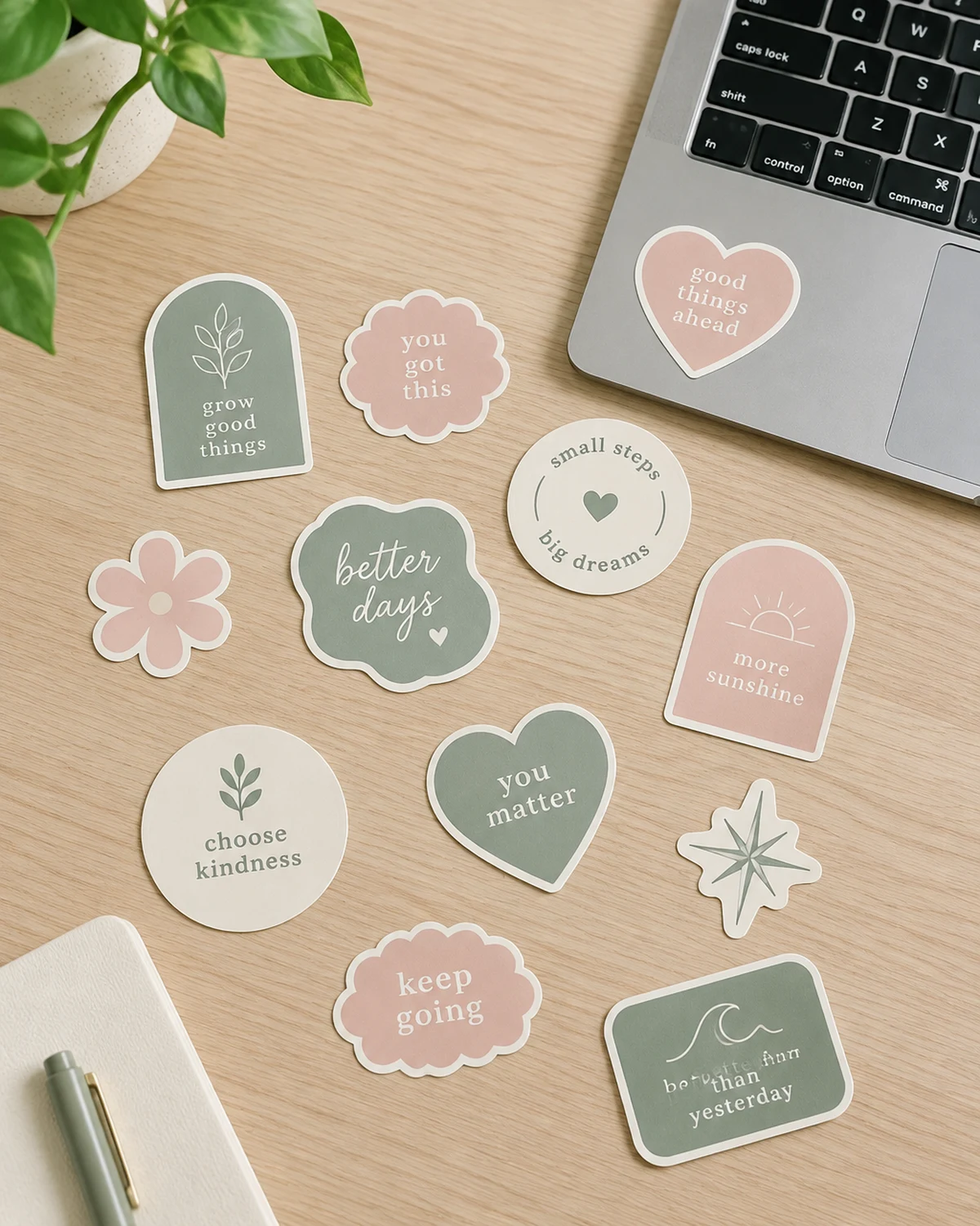 Rectangle Stickers, Matt Durable Vinyl