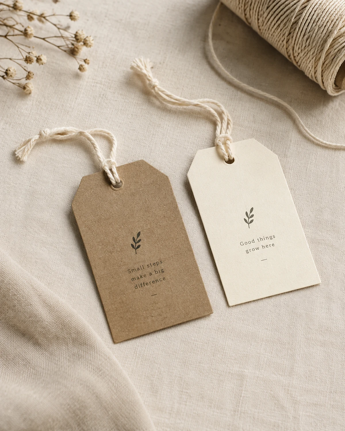 Swing Tags for Products and Clothing