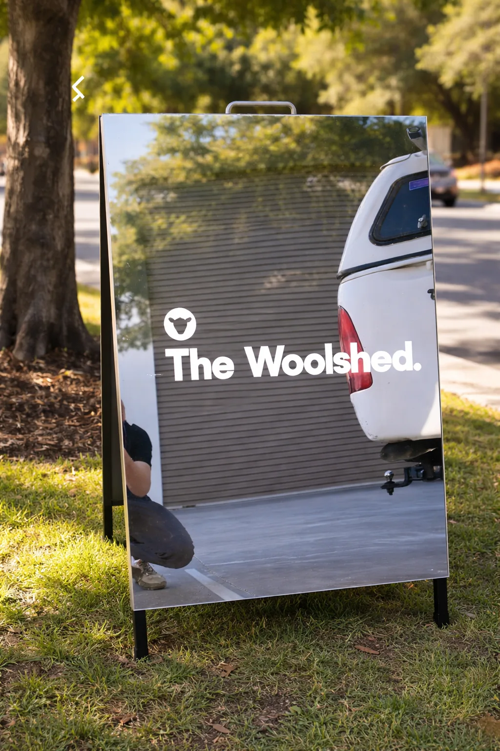 Mirror A-Frame Sign - 600 x 900