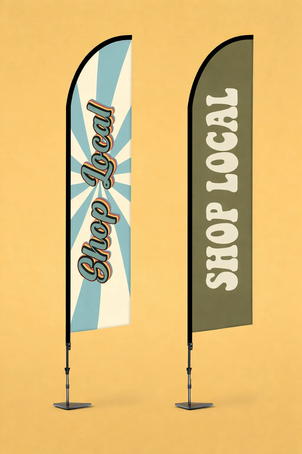 Feather Flag Double-Sided Printing — view 3